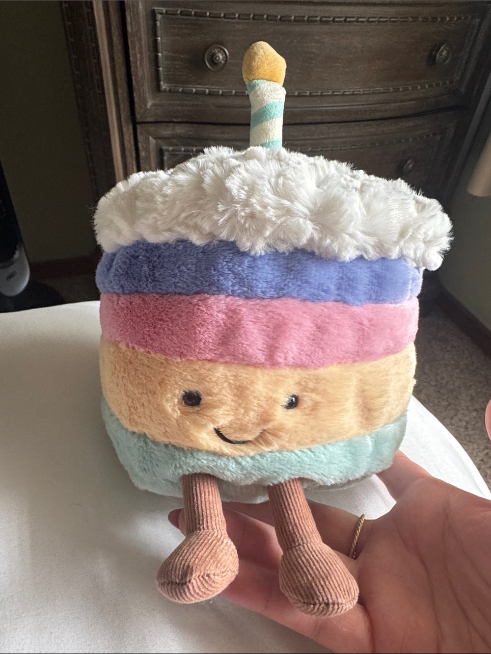 Jellycat Amuseables Rainbow Birthday Cake